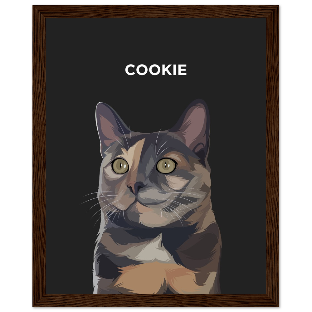 Portrait personnalisé de votre animal